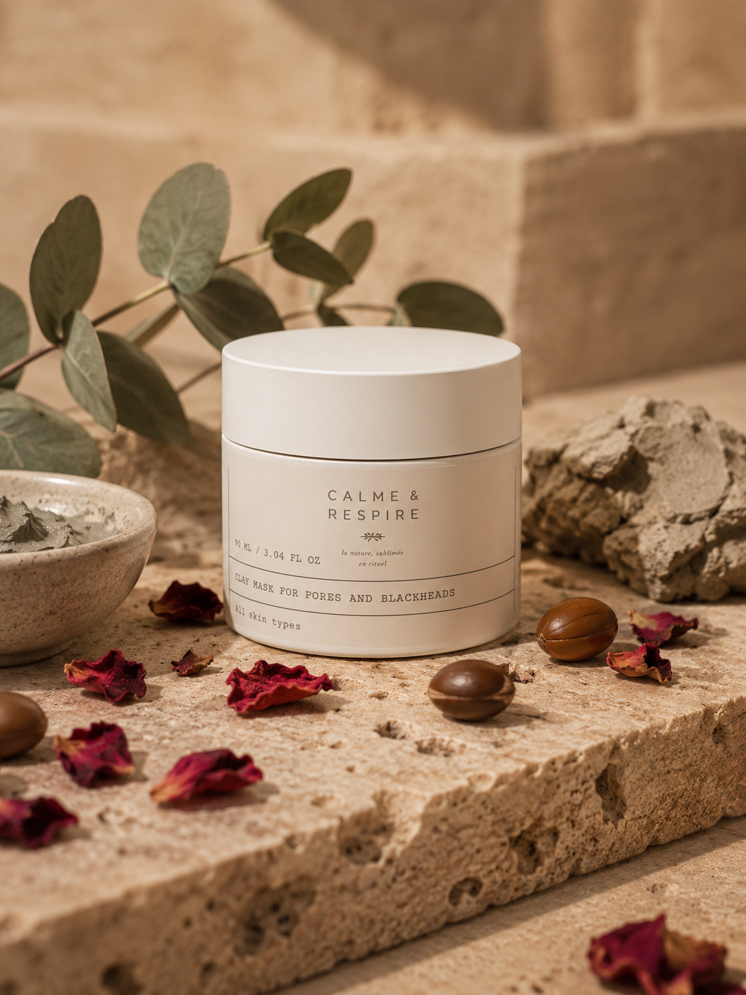 Masque Purifiant — Argile Blanche & Verte