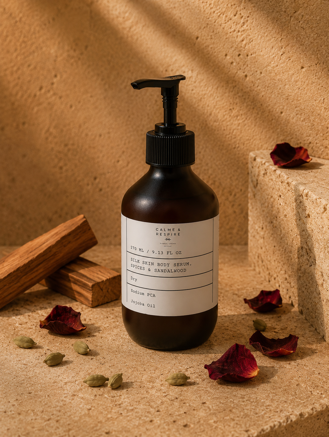 Le Sérum Corps Soyeux - Santal & Épices