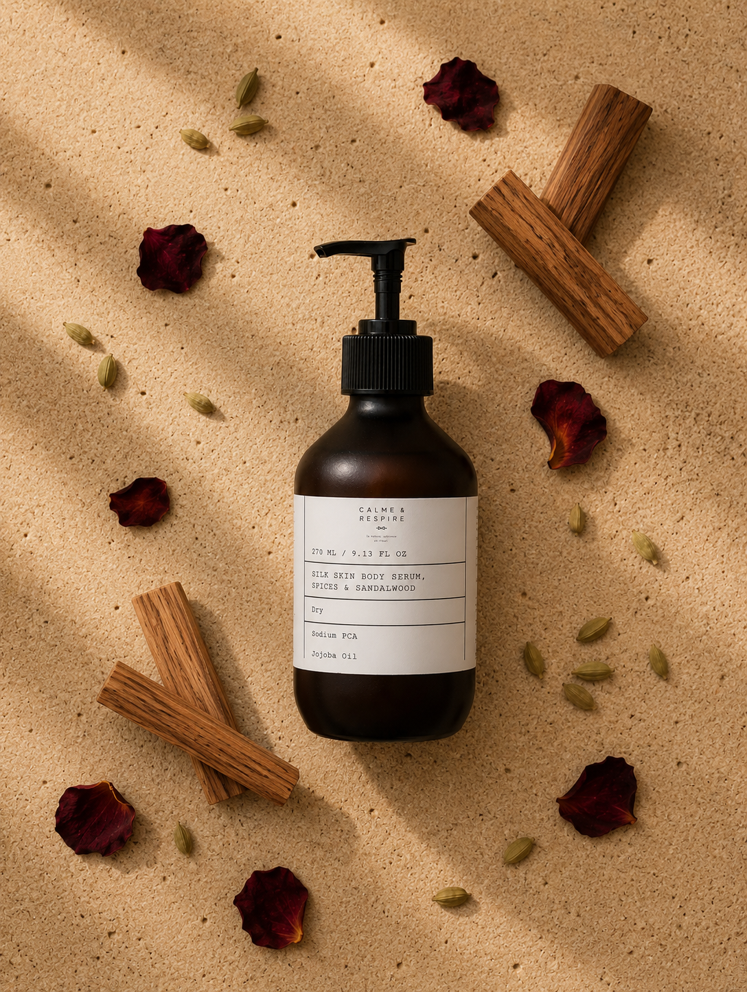 Le Sérum Corps Soyeux - Santal & Épices