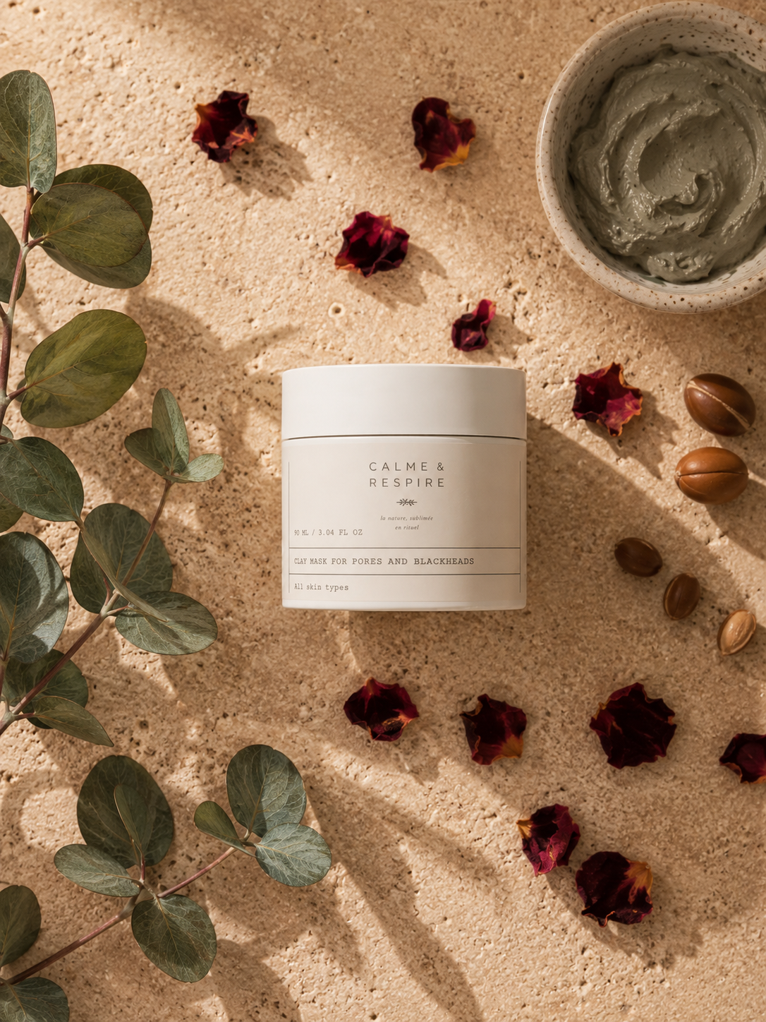Masque Purifiant — Argile Blanche & Verte